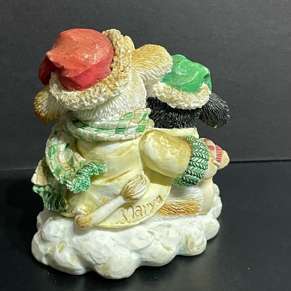 Mary’s Moo Moos Merry Christmoos Figurine Christmas Cows Calf Good Condition - Picture 5 of 10